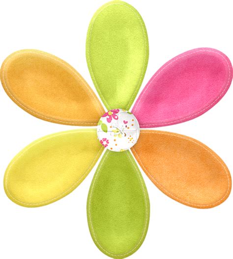 Flowers And Buttons Of The Spring Easter Clip Art Oh My Fiesta In
