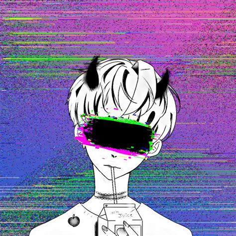 Images Of Glitch Art Glitch Anime Boy