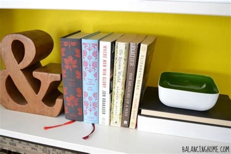 Dressing Up A Bookshelf Without Committing Balancing Home