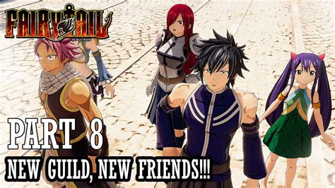 Fairy Tail In 4k Ps4 Pro Adding New Friends And Updating The Guild