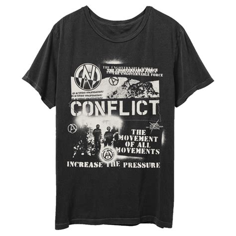 Conflict Logo T Shirt Mortarhate