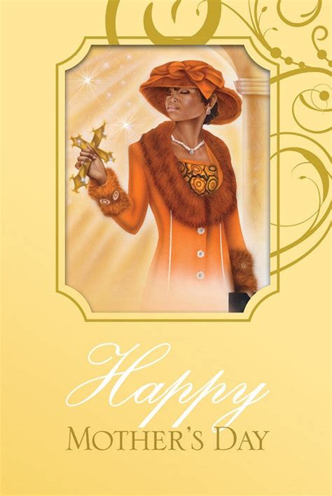 Mother Orange Mothers Day Cardblack Greeting Card Knowledge Bookstore