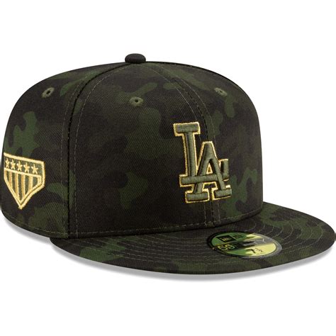 Los Angeles Dodgers New Era Mlb Armed Forces Day On Field 59fifty