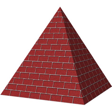Pyramid Shape 3d Triangle Png Picpng