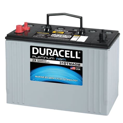 Duracell AGM Deep Cycle Marine And RV Battery Group Size 31