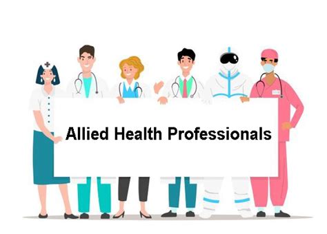 allied health professionals more than just medicine