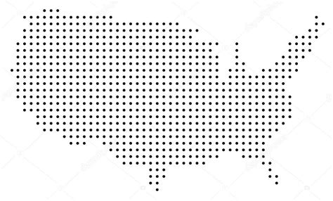 Dotted Usa Map — Stock Vector © Pockygallery 12157066