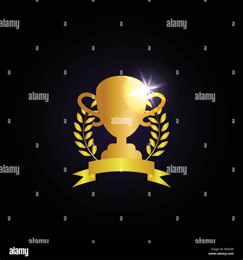 Illustration Of Trophy Cup Graphic Template Vector Stock Vector Image