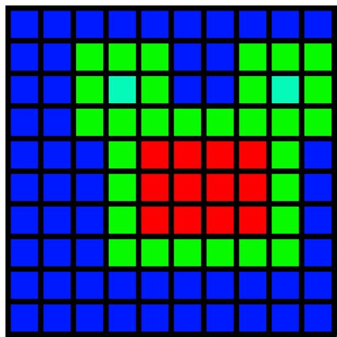 10x10 Grid Pixel Art Maker