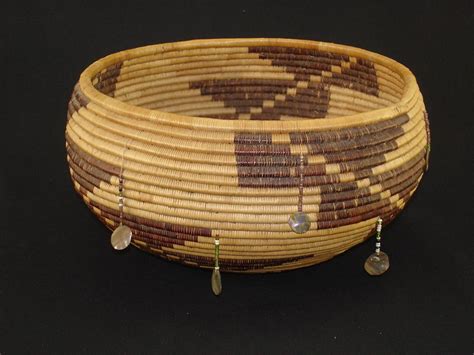 A Finely Woven Pomo Degikup Basket Native American Indian Circa 1930