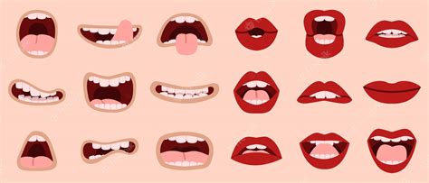 Tongue Lips Cartoon