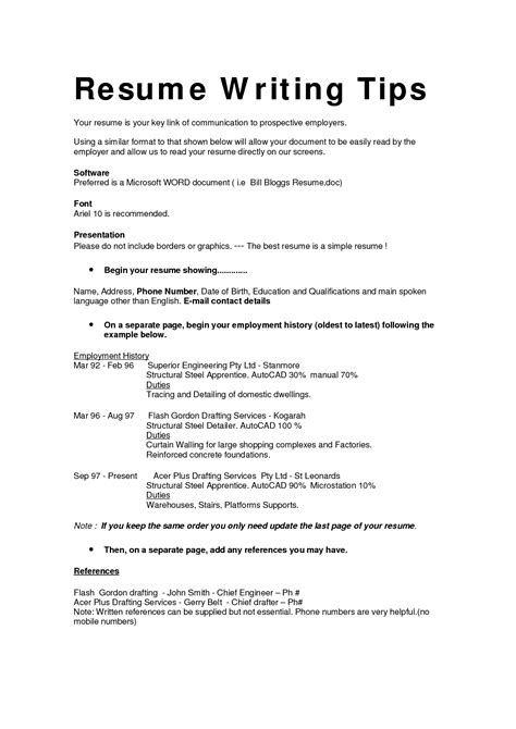 Write your resume by including your work experience, skills, resume keywords and more. formatted resume sample - Google Search | Resume writing ...