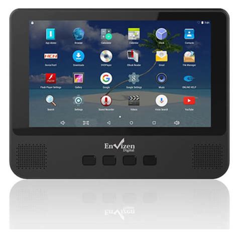 Envizen 2 In 1 9 Wifi Android Tablet And Portable Dvd Player Quad Core