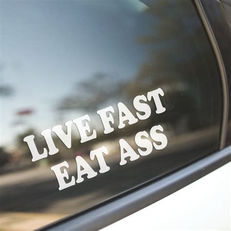 Eat Ass Stickers Etsy