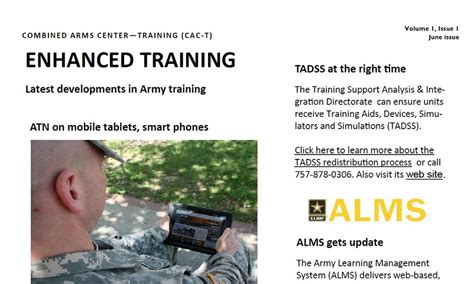 Newsletter Enhanced Training Us Army Combined Arms Center
