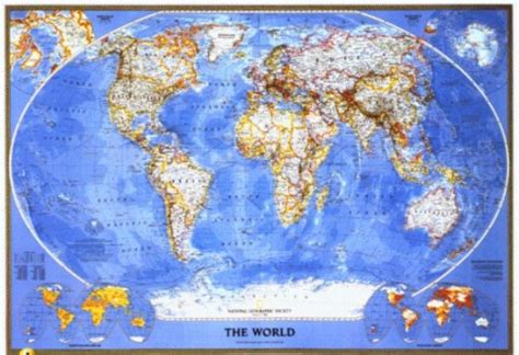 World Map Large National Geographic