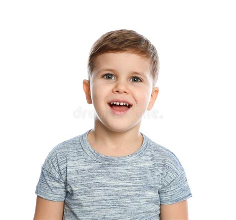Portrait Of Little Boy Laughing Stock Photo Image Of Cheer Portrait