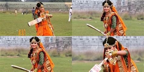 Bangladesh Woman Cricketer Sanjida Islams Wedding Photoshoot Bowls Out