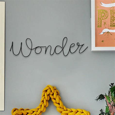 Wonder Wire Word Art By Greyfox Design