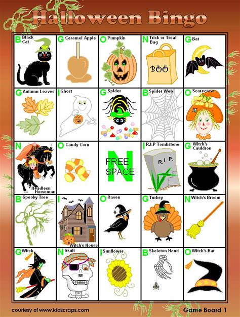 23 Sets Of Free Printable Halloween Bingo Cards