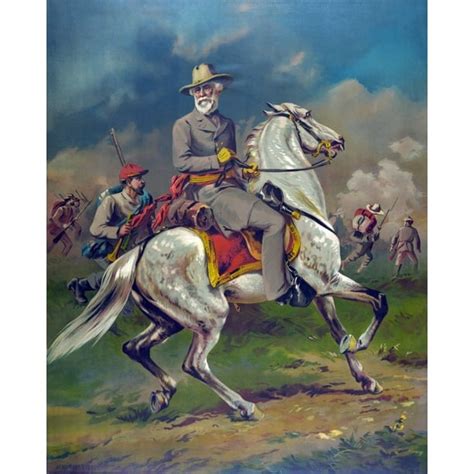 General Robert E Lee On His Horse Poster Print By Henderson Walmart