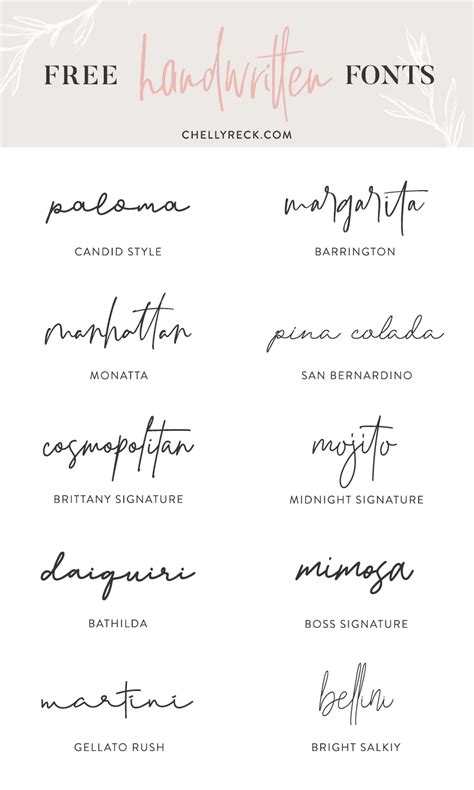 My Favorite Handwritten Fonts Part 2 Design