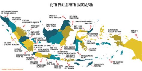 Inspirasi Top Peta Persebaran Objek Wisata Di Indonesia Konsep Spesial
