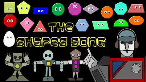 Shapes Chant Youtube Video Shape Songs Kindergarten Songs Math Songs