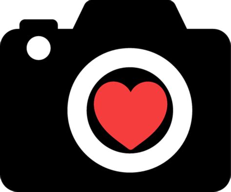 Camera Clip Art Heart Camera Clip Art Heart Transparent Free For
