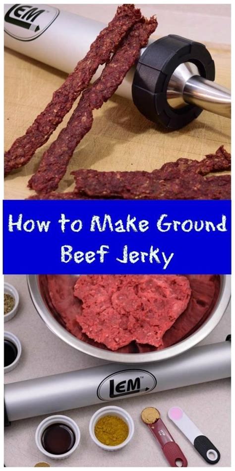 I would eat this for dessert. How to Make Ground Beef Jerky | Beef jerky, Jerkey recipes, Jerky recipes