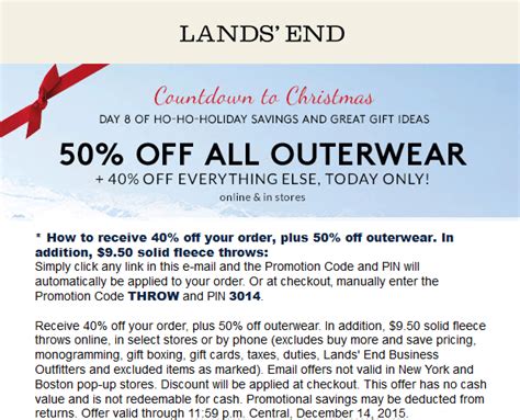40 Off Everything Today At Lands End Or Online Via Promo Code Throw