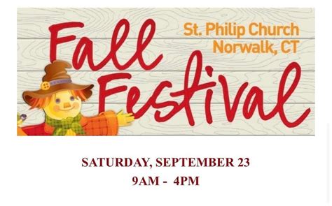 Fall Festival St Philip Roman Catholic Church Norwalk September 23