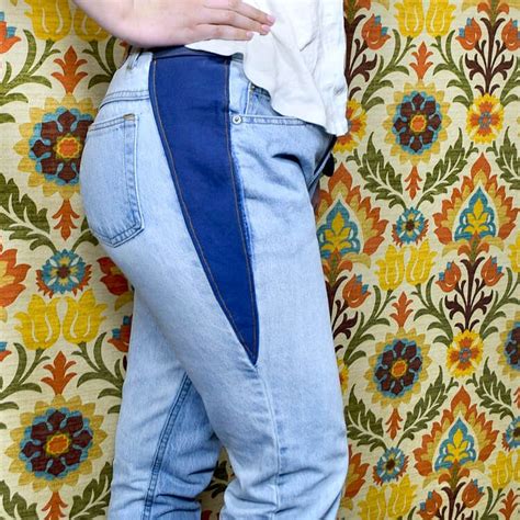 Add Panels To Your Jeans To Make Them A Size Up Give Your Pants New