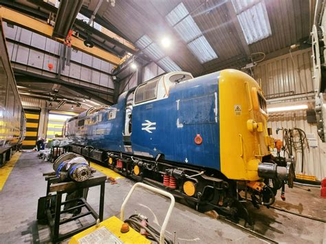 An Update On Class 55 Deltic Locomotive D9000 Royal Scots Grey And