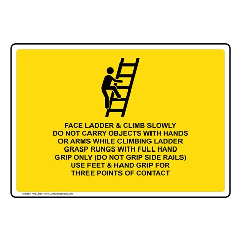 Danger Do Not Sit Or Stand Bilingual Label Nhb 16291 Ladder Scaffold