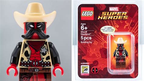 The Blot Says Sdcc 2018 Exclusive Sheriff Deadpool Marvel Lego Mini