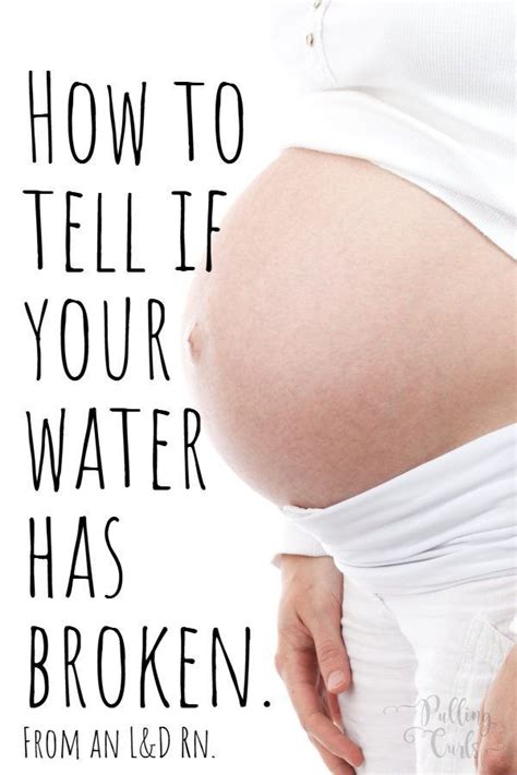 How To Know Water Has Broken During Pregnancy Pregnancywalls