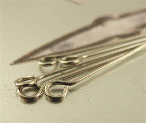 Hypo Allergenic Eye Pins Handmade In Your Choice Of Etsy Eye Pins Handmade Diy Jewelry