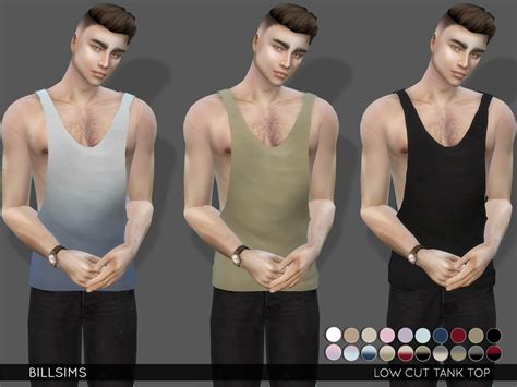 The Sims Resource Low Cut Tank Top