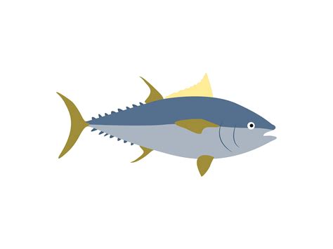 Mackarel Tuna Fish Animal Graphic By Archshape · Creative Fabrica