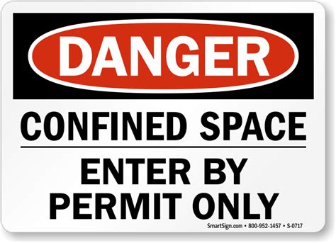 Free Confined Space Signs MySafetySign Com