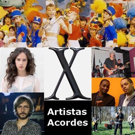 X Lista De Artistas Con Acordes Artistas Artistas Cantantes