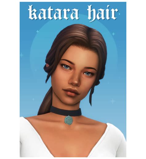 Dogsill Is Creating Custom Content Patreon Katara Hair The Sims 4