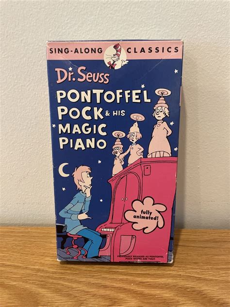 Dr Seuss Pontoffel Pock His Magic Piano VHS New Unopened Sealed