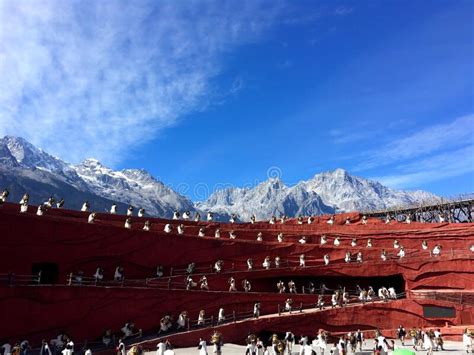 The Scenery Of Jade Dragon Snow Mountain In Lijiang Yunnan Stock Image