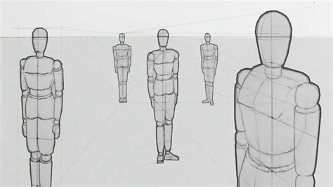 An Essential Technique For Drawing Figures Scaling In Perspective