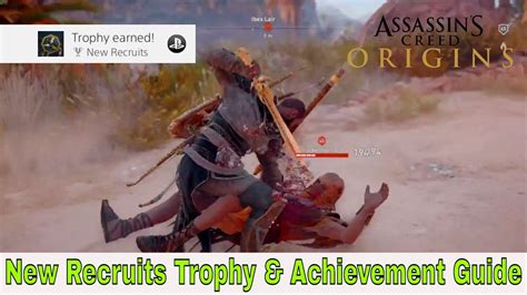 Assassin S Creed Origins The Hidden Ones New Recruits Trophy