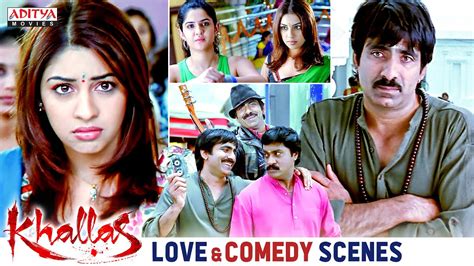 Khallas Superhit Movie Love And Comedy Scenes Hindi Dubbed Movie Ravi