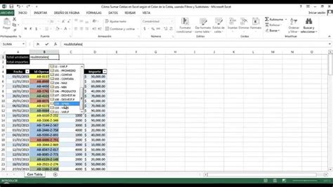 Cómo Sumar o Contar Celdas con el Mismo Color en Excel Fácil y Rápido