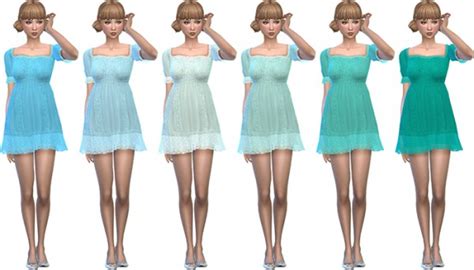 Simsworkshop Sunset Dress Recolors By Deelitefulsimmer • Sims 4 Downloads